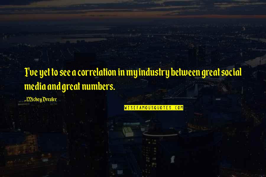 Earle Liederman Quotes By Mickey Drexler: I've yet to see a correlation in my Earle Liederman Quotes By Mickey Drexler: I've yet to see a correlation in my