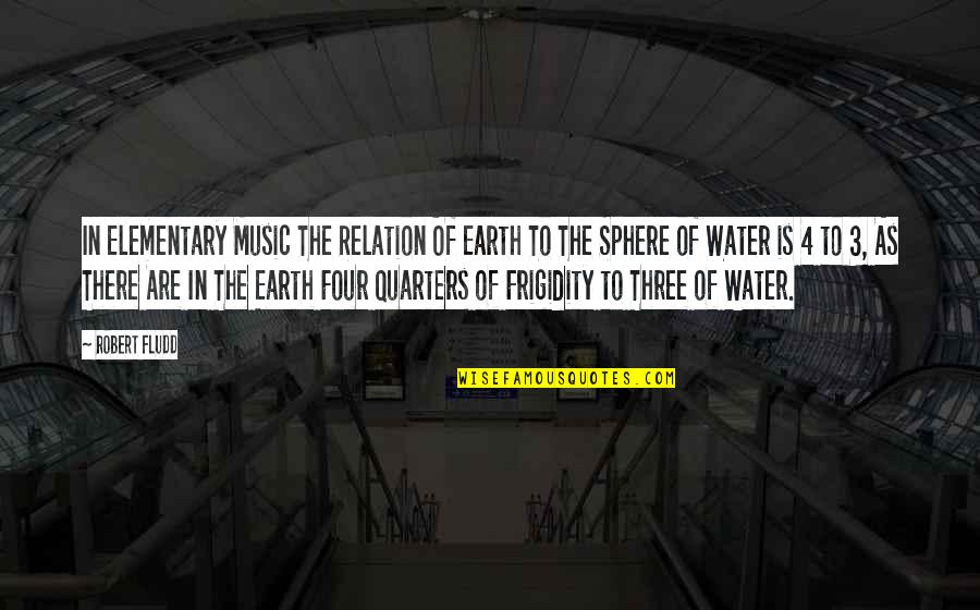 Earth And Music Quotes By Robert Fludd: In Elementary Music The Relation Of Earth To