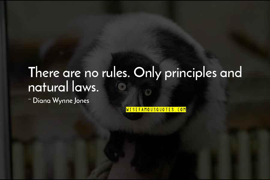 Earthfall Free Quotes By Diana Wynne Jones: There are no rules. Only principles and natural Earthfall Free Quotes By Diana Wynne Jones: There are no rules. Only principles and natural