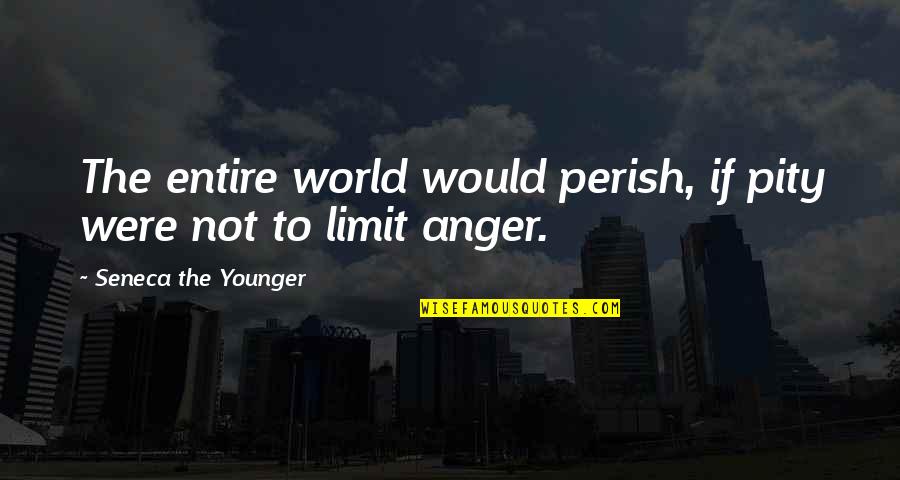 Easter Garden Quotes By Seneca The Younger: The entire world would perish, if pity were
