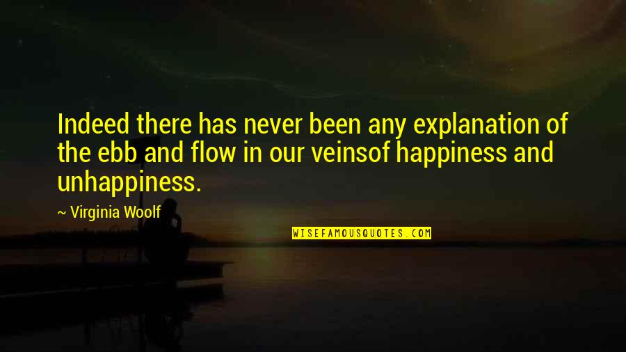 Ebb's Quotes By Virginia Woolf: Indeed there has never been any explanation of