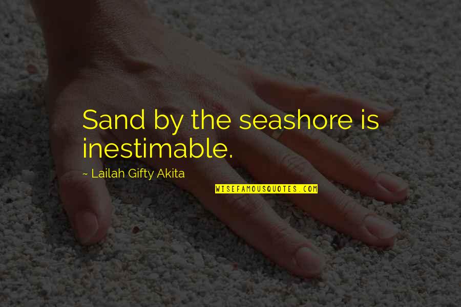 Ecard Marriage Quotes By Lailah Gifty Akita: Sand by the seashore is inestimable.