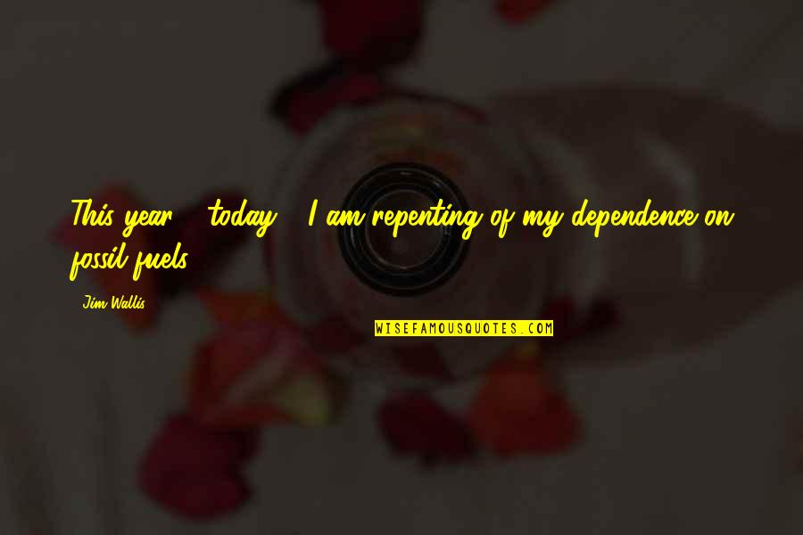 Ed Alzate Quotes By Jim Wallis: This year - today - I am repenting