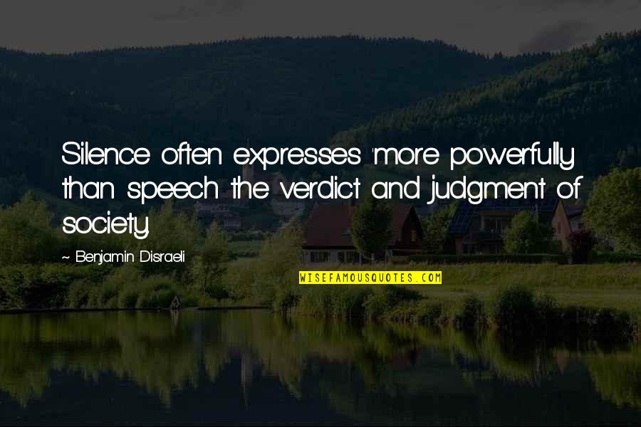 Ed Edd N Eddy Rolf Quotes By Benjamin Disraeli: Silence often expresses 'more powerfully than speech the