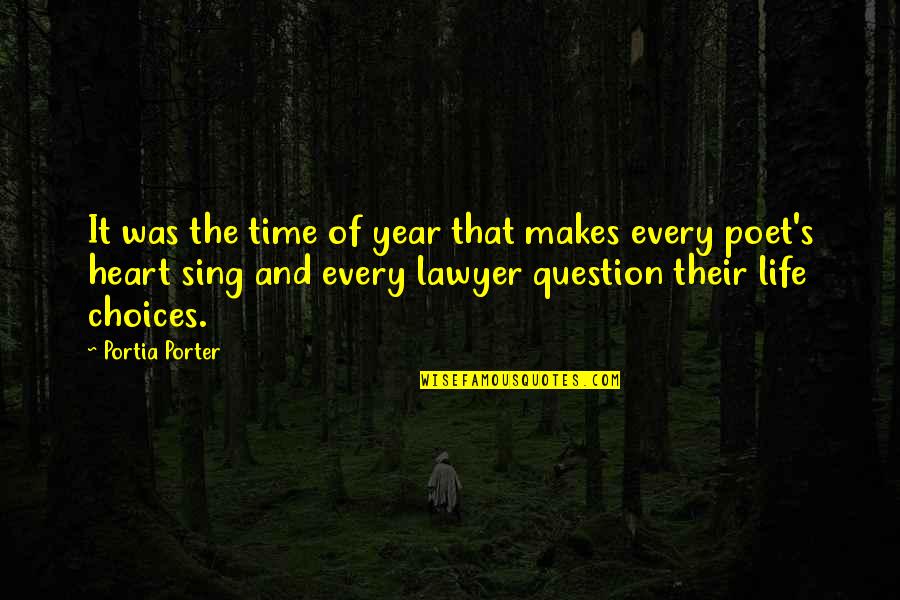 Edamame Quotes By Portia Porter: It was the time of year that makes