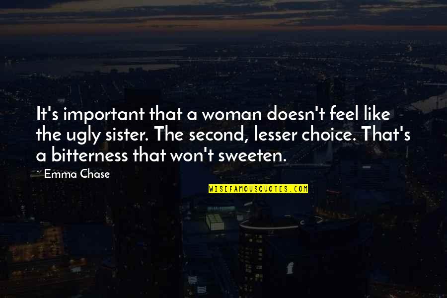 Edilberto Portillo Quotes By Emma Chase: It's important that a woman doesn't feel like Edilberto Portillo Quotes By Emma Chase: It's important that a woman doesn't feel like