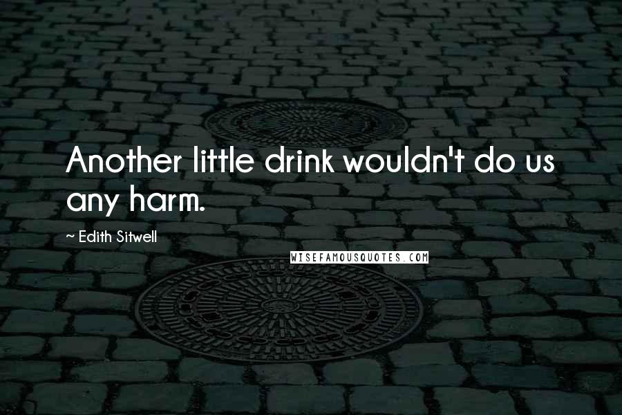 Edith Sitwell quotes: Another little drink wouldn't do us any harm.