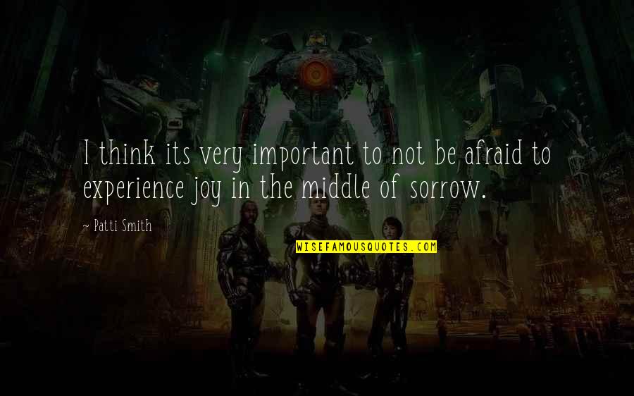 Edrys Payano Quotes By Patti Smith: I think its very important to not be