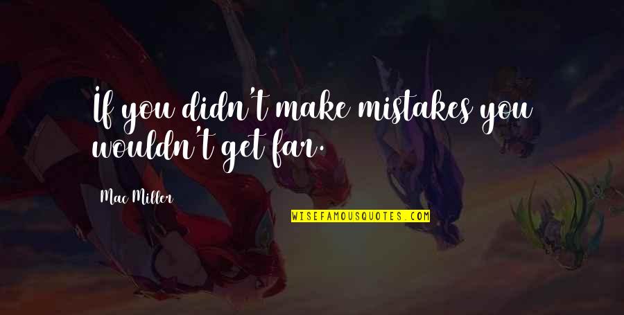 Education Tutoring Quotes By Mac Miller: If you didn't make mistakes you wouldn't get
