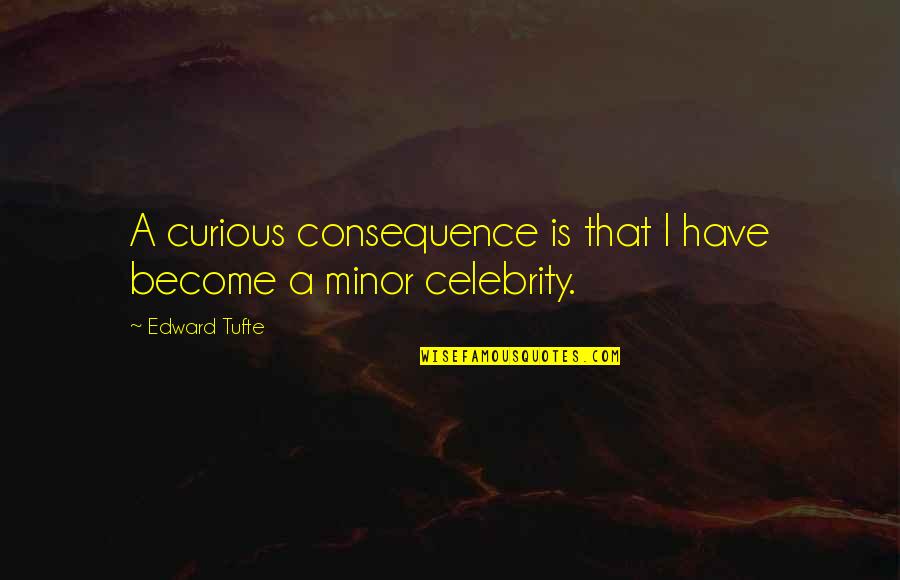 Edward Tufte Quotes By Edward Tufte: A curious consequence is that I have become