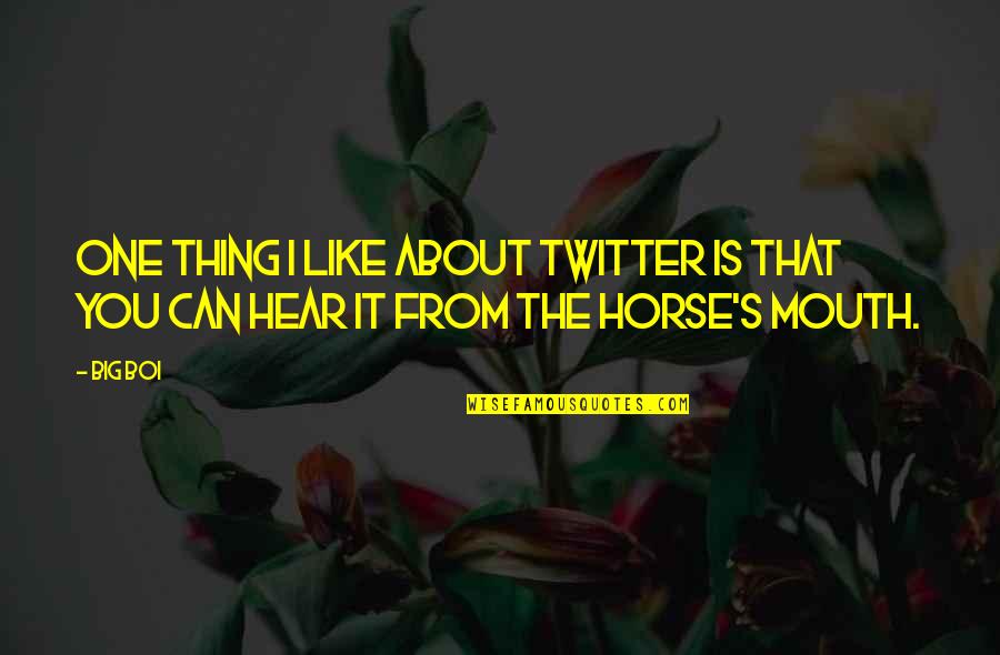 Effects Of Alcoholism Quotes By Big Boi: One thing I like about Twitter is that