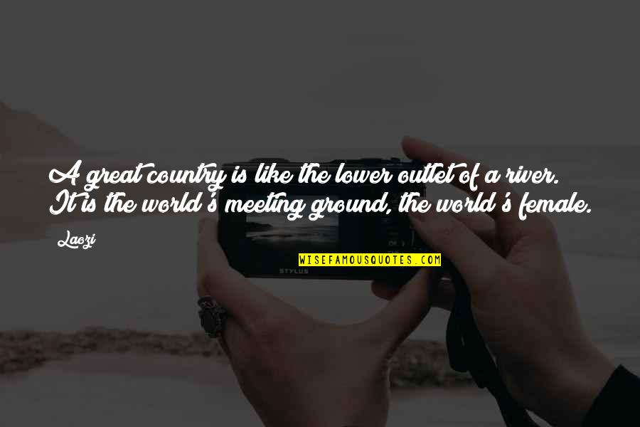 Efstathiadis Quotes By Laozi: A great country is like the lower outlet