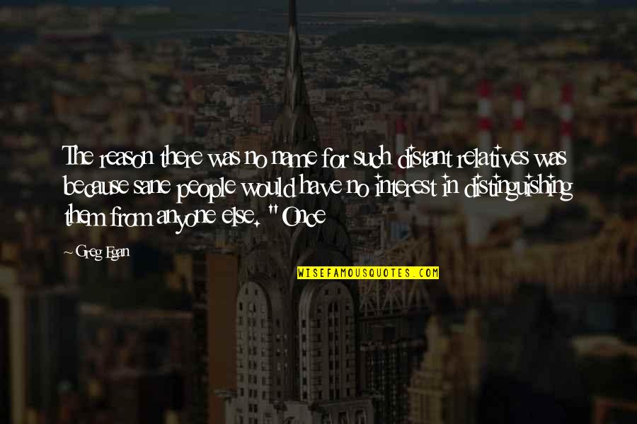 Egan Quotes By Greg Egan: The reason there was no name for such Egan Quotes By Greg Egan: The reason there was no name for such