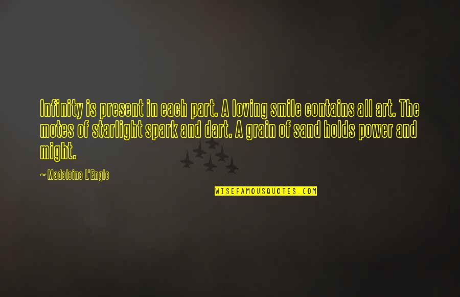 Egeberg Associates Quotes By Madeleine L'Engle: Infinity is present in each part. A loving Egeberg Associates Quotes By Madeleine L'Engle: Infinity is present in each part. A loving