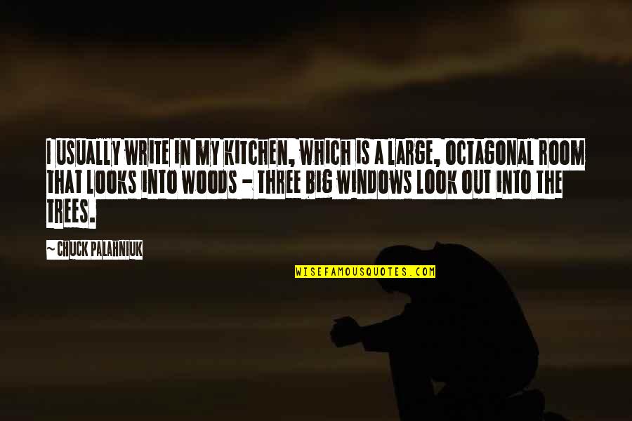 Egemenoglu Hukuk B Rosu Quotes By Chuck Palahniuk: I usually write in my kitchen, which is Egemenoglu Hukuk B Rosu Quotes By Chuck Palahniuk: I usually write in my kitchen, which is