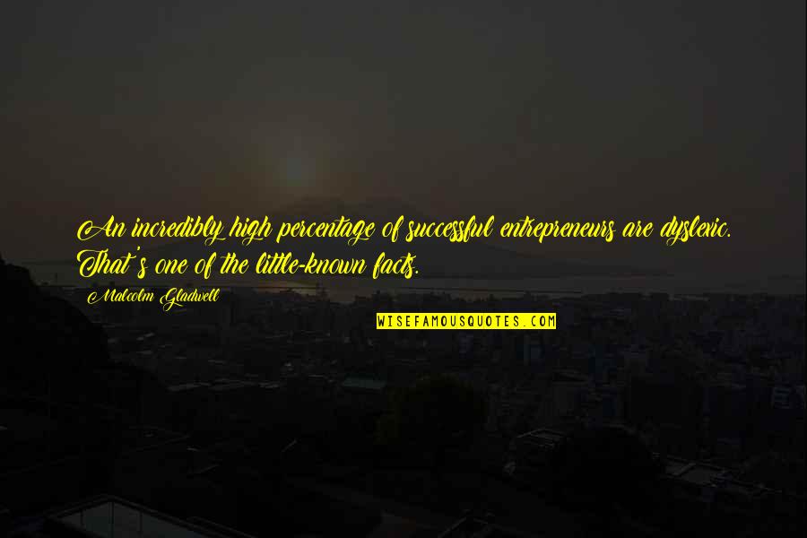 Egg Shen Quotes By Malcolm Gladwell: An incredibly high percentage of successful entrepreneurs are Egg Shen Quotes By Malcolm Gladwell: An incredibly high percentage of successful entrepreneurs are