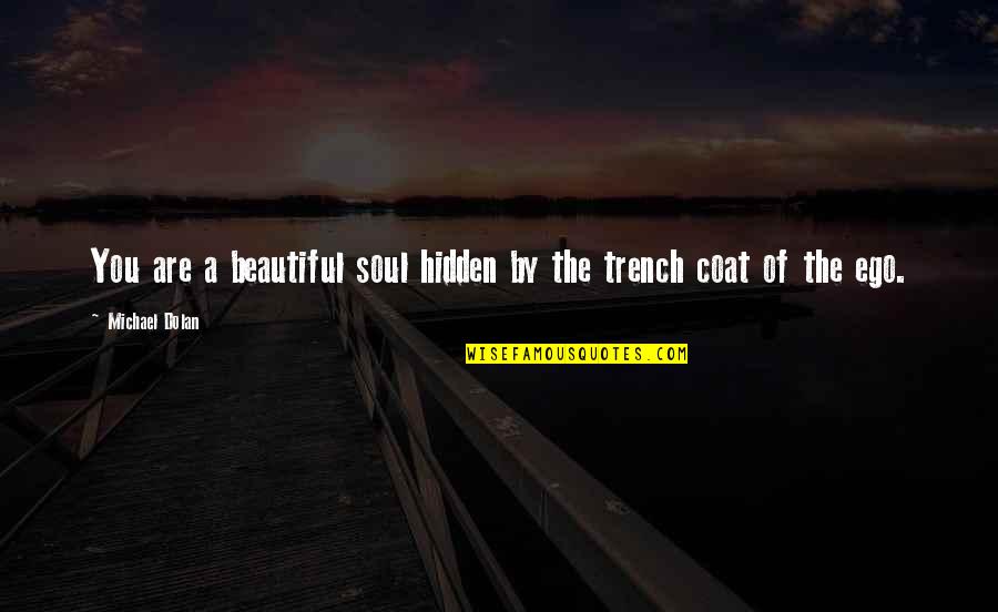 Ego And Soul Quotes By Michael Dolan: You are a beautiful soul hidden by the