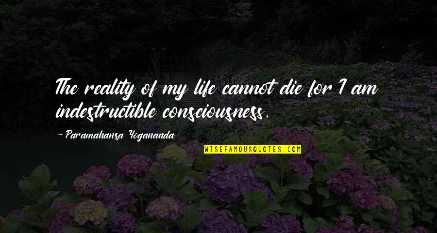 Einbock Cultivator Quotes By Paramahansa Yogananda: The reality of my life cannot die for Einbock Cultivator Quotes By Paramahansa Yogananda: The reality of my life cannot die for