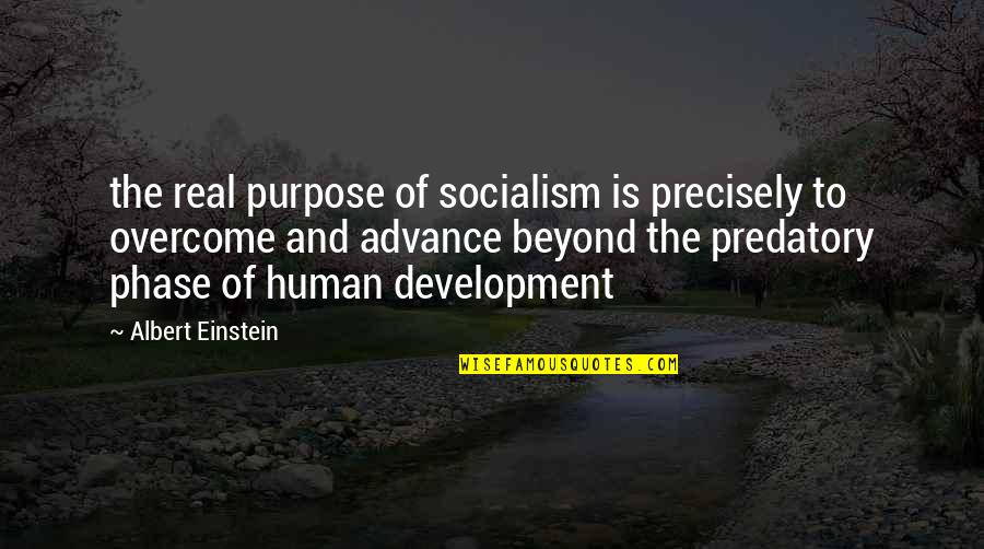 Einstein Humanity Quotes By Albert Einstein: the real purpose of socialism is precisely to Einstein Humanity Quotes By Albert Einstein: the real purpose of socialism is precisely to