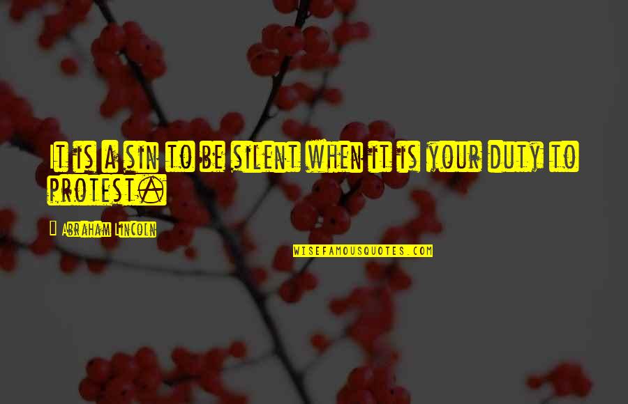 Eira Heath Quotes By Abraham Lincoln: It is a sin to be silent when Eira Heath Quotes By Abraham Lincoln: It is a sin to be silent when