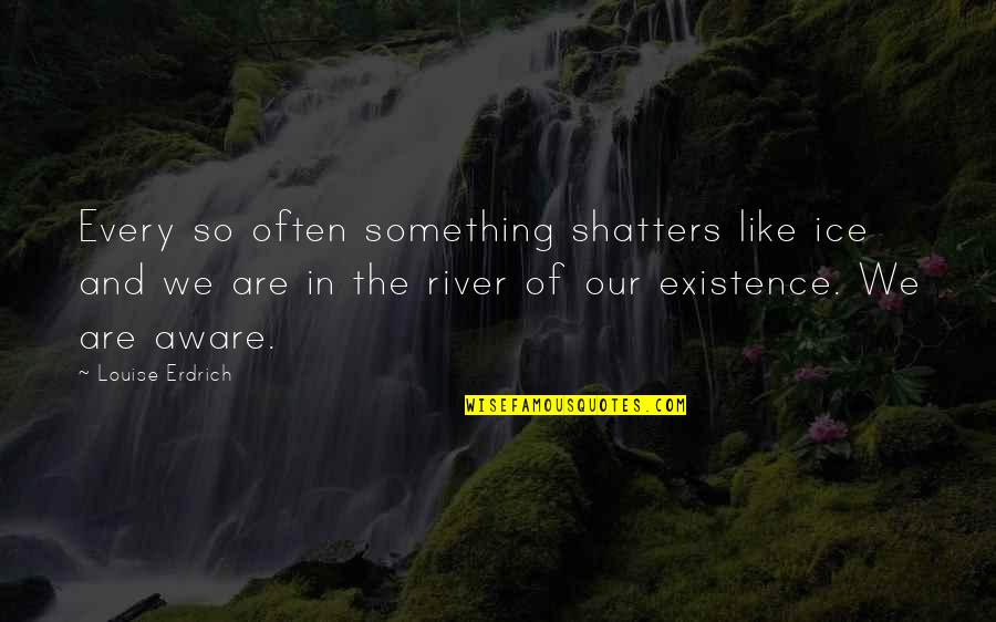 Eiseley The Bird Quotes By Louise Erdrich: Every so often something shatters like ice and
