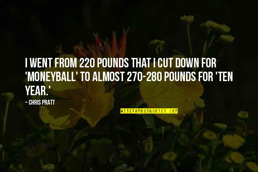 Ejaz Ahmed Quotes By Chris Pratt: I went from 220 pounds that I cut Ejaz Ahmed Quotes By Chris Pratt: I went from 220 pounds that I cut