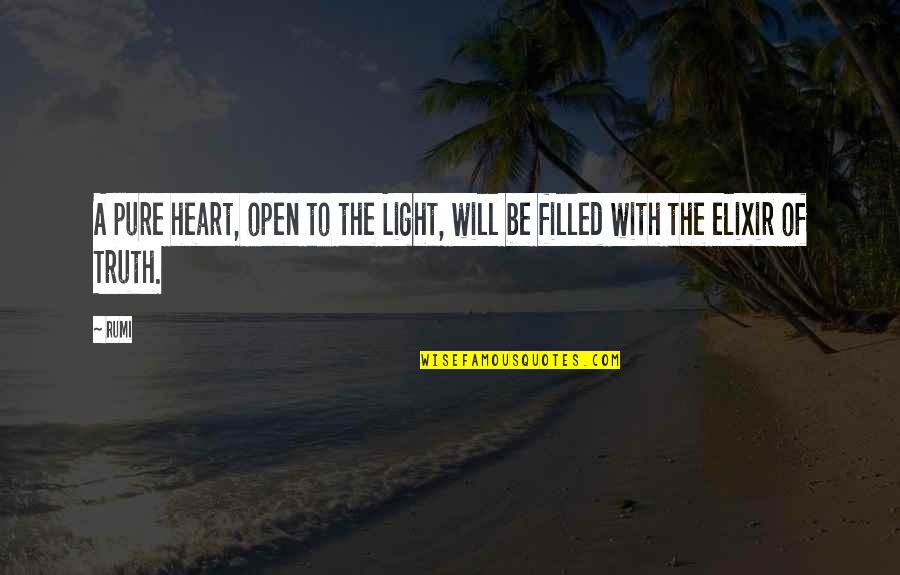 Ejecutivos Negros Quotes By Rumi: A pure heart, open to the Light, will