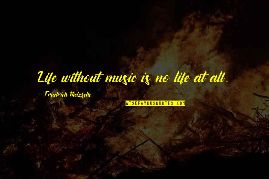 Ekong Troost Quotes By Friedrich Nietzsche: Life without music is no life at all. Ekong Troost Quotes By Friedrich Nietzsche: Life without music is no life at all.