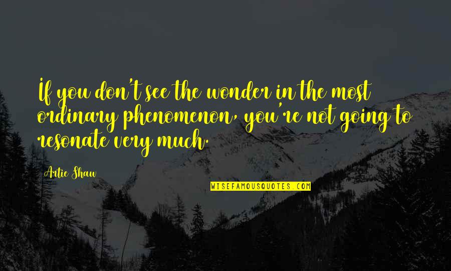 El General Insurance Quotes By Artie Shaw: If you don't see the wonder in the El General Insurance Quotes By Artie Shaw: If you don't see the wonder in the