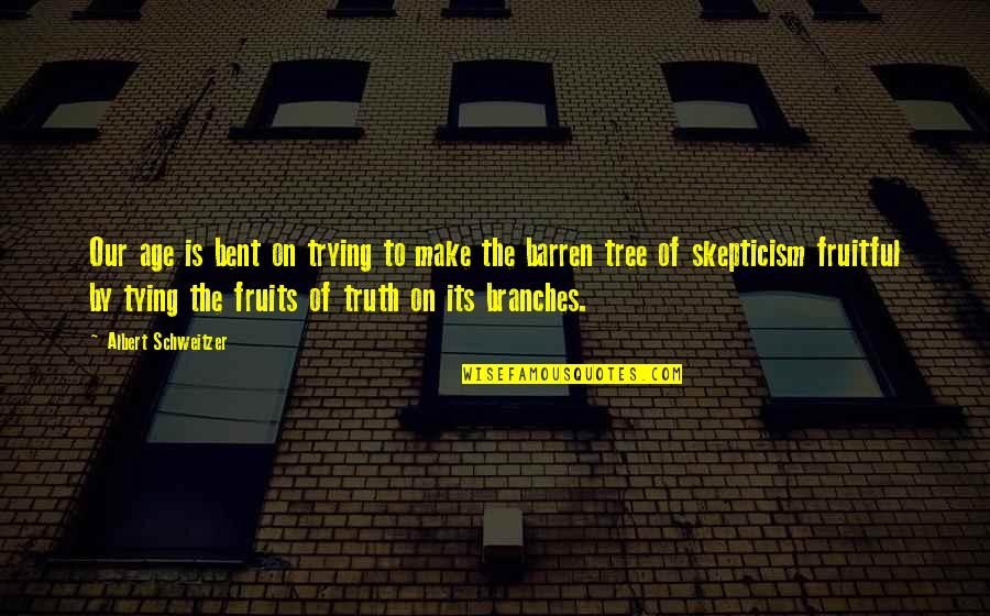 Electroencephalographic Quotes By Albert Schweitzer: Our age is bent on trying to make Electroencephalographic Quotes By Albert Schweitzer: Our age is bent on trying to make