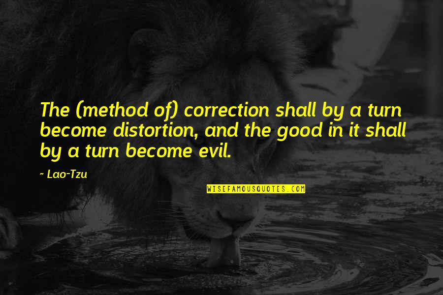 Electrometer Inc Quotes By Lao-Tzu: The (method of) correction shall by a turn