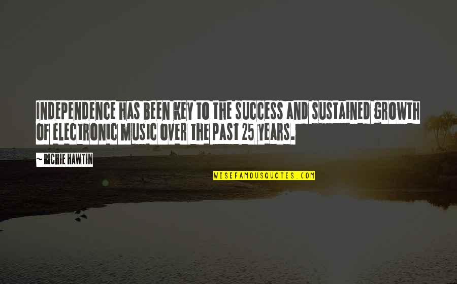 Electronic Music Quotes By Richie Hawtin: Independence has been key to the success and