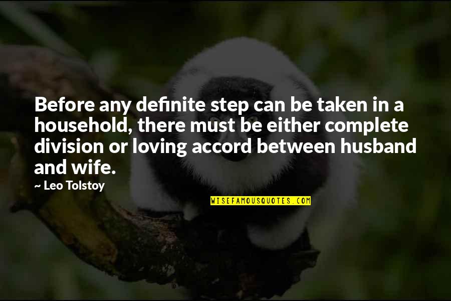 Elevator Door Quotes By Leo Tolstoy: Before any definite step can be taken in