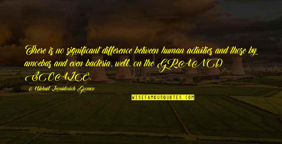 Elf Ice Skating Quotes By Mikhail Leonidovich Gromov: There is no significant difference between human activities Elf Ice Skating Quotes By Mikhail Leonidovich Gromov: There is no significant difference between human activities