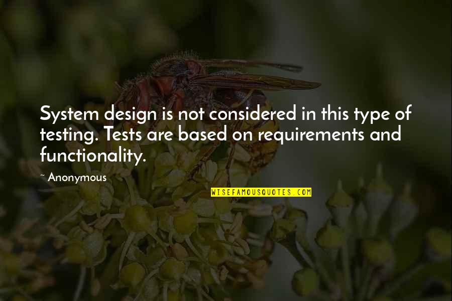 Eliazar Alvarez Quotes By Anonymous: System design is not considered in this type Eliazar Alvarez Quotes By Anonymous: System design is not considered in this type