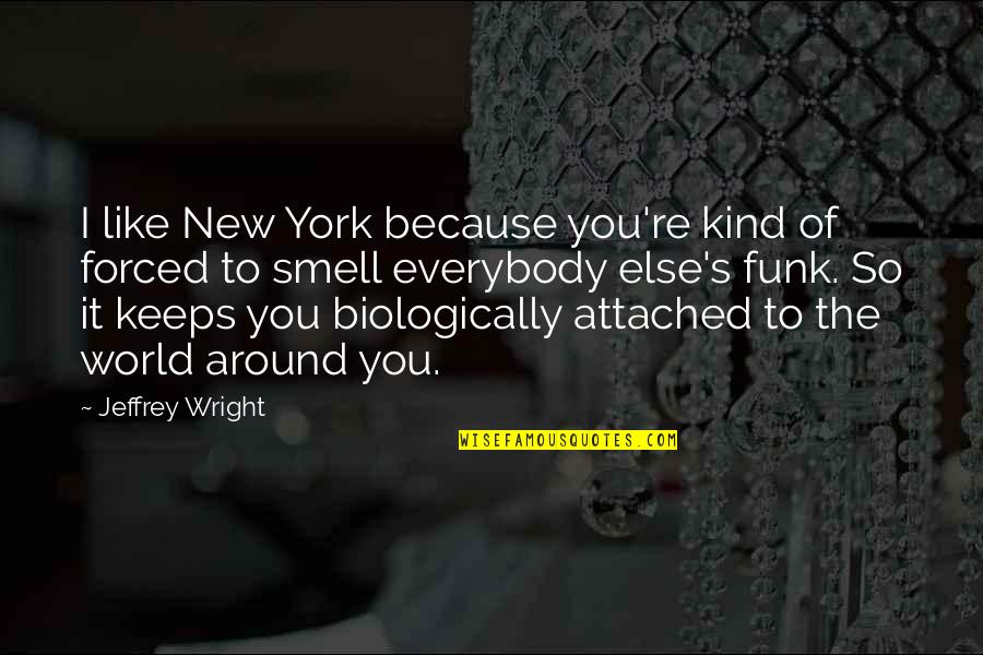 Eliminate Excuses Quotes By Jeffrey Wright: I like New York because you're kind of