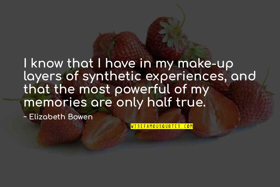 Elizabeth Bowen Quotes By Elizabeth Bowen: I know that I have in my make-up