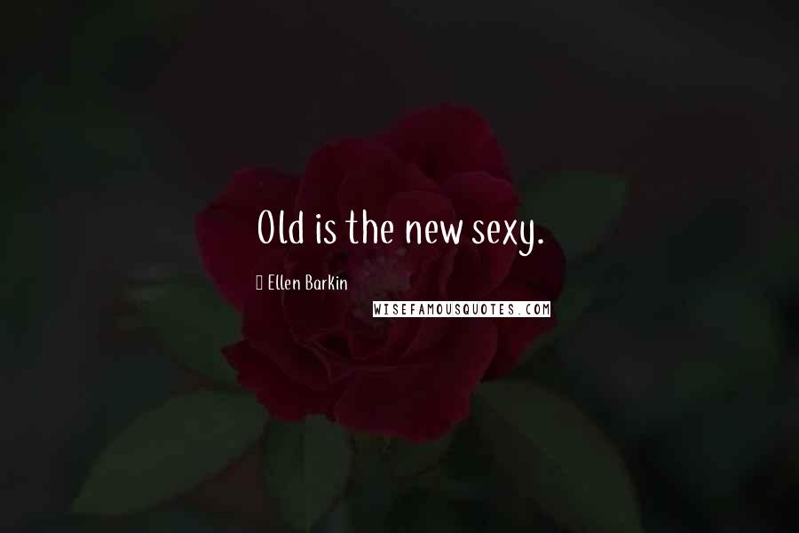 Ellen Barkin quotes: Old is the new sexy.