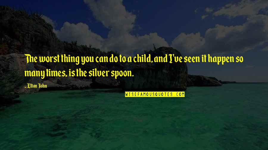 Elton John Quotes By Elton John: The worst thing you can do to a Elton John Quotes By Elton John: The worst thing you can do to a