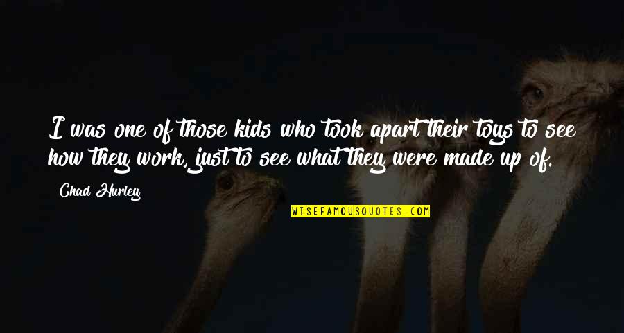 Elui Quotes By Chad Hurley: I was one of those kids who took