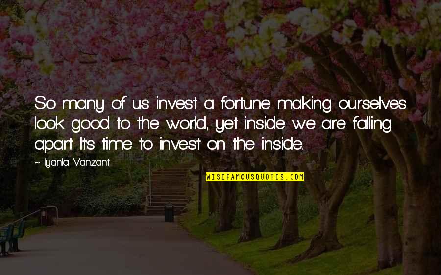Elysia Rotaru Quotes By Iyanla Vanzant: So many of us invest a fortune making