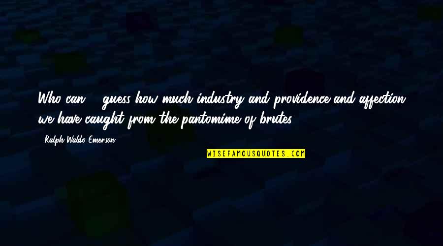 Emasti Quotes By Ralph Waldo Emerson: Who can ... guess how much industry and Emasti Quotes By Ralph Waldo Emerson: Who can ... guess how much industry and