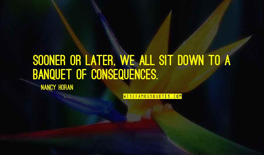 Emaze Download Quotes By Nancy Horan: Sooner or later, we all sit down to
