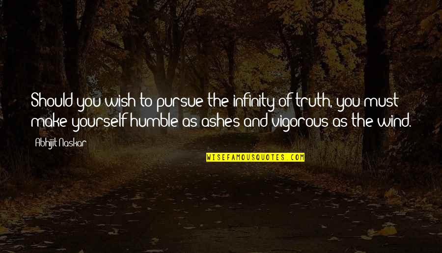 Embalmin Quotes By Abhijit Naskar: Should you wish to pursue the infinity of