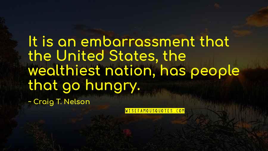 Embarrassment Quotes By Craig T. Nelson: It is an embarrassment that the United States,