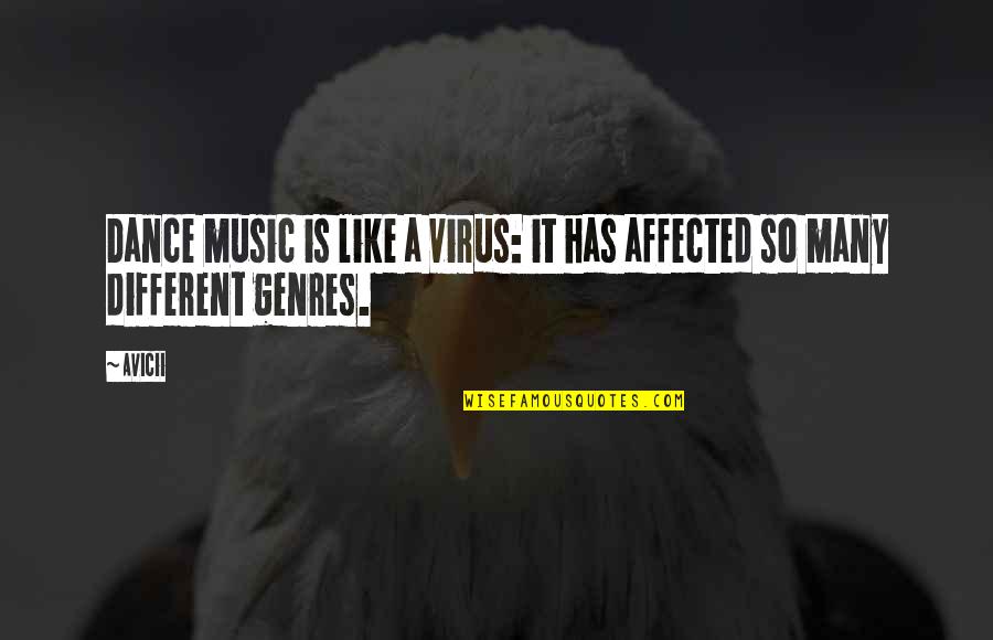 Embate Significado Quotes By Avicii: Dance music is like a virus: it has