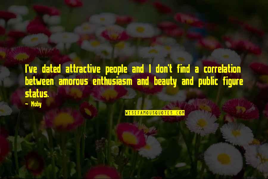 Embrasures Quotes By Moby: I've dated attractive people and I don't find Embrasures Quotes By Moby: I've dated attractive people and I don't find