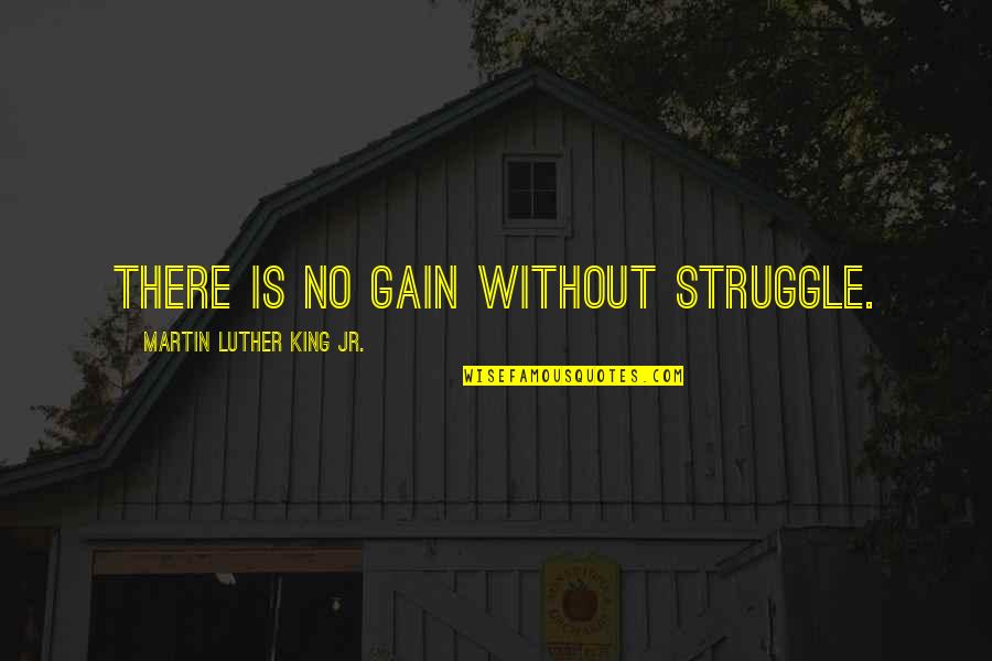 Embroil Def Quotes By Martin Luther King Jr.: There is no gain without struggle. Embroil Def Quotes By Martin Luther King Jr.: There is no gain without struggle.