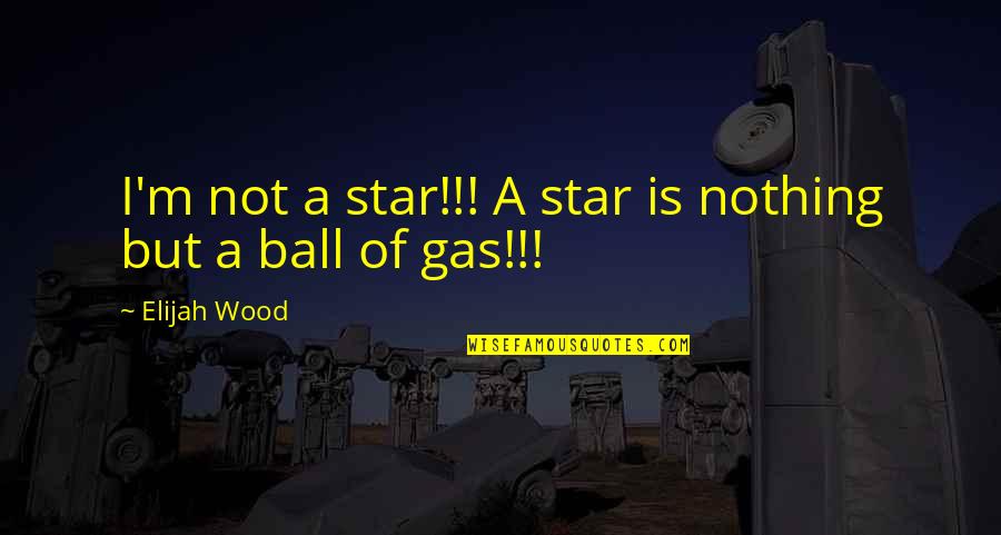 Emil Erlenmeyer Quotes By Elijah Wood: I'm not a star!!! A star is nothing