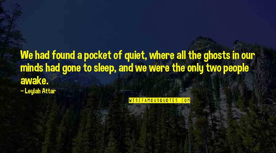 Emilias Dabadebis Quotes By Leylah Attar: We had found a pocket of quiet, where
